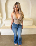 Aron Low Rise Flare Jeans(Medium)