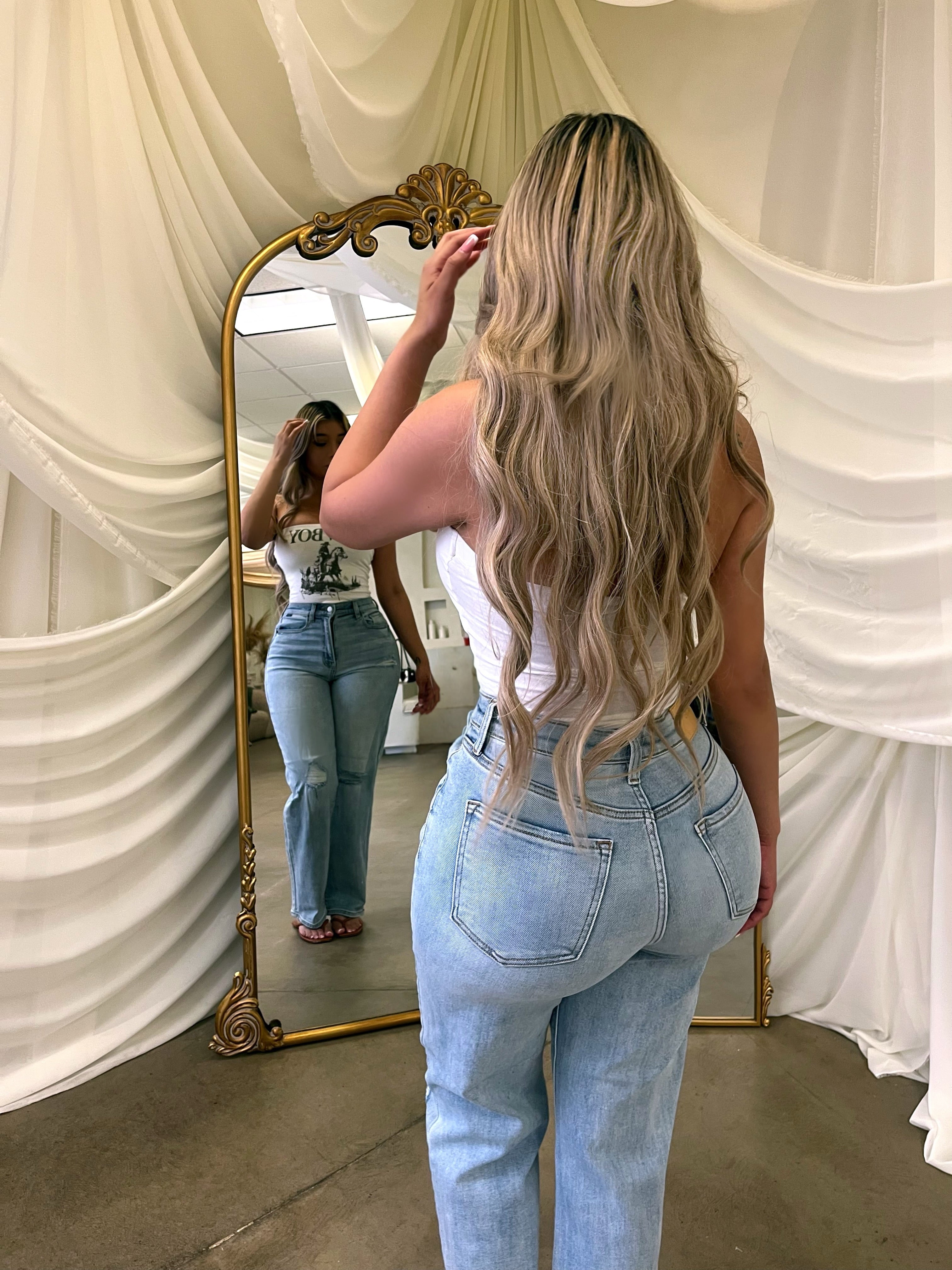 Vic Sraight Leg Jeans(Light)